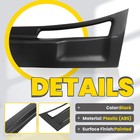 Windshield Wiper Compartment Cover Black Abs For Chevrolet Corvette C3 1973-1982