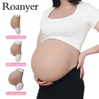 Roanyer Silicone Fake Belly Pregnant Bump 3-9 Months For Crossdresser Props