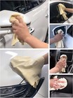 Natural Chamois Leather Car Drying Towel Shammy Cleaning Cloth Absorbent 60x90cm