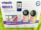 Vtech 1080p Full Hd Smart Wifi Video Baby Monitor With 2 Cameras And Lcd Screen