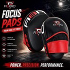 Boxing Focus Mitts Punching Pads Pair Mma Muay Thai Kickboxing Training Mitts