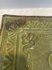 Vintage Roof Tile Shingle Embossed Tin Metal Steel Sheet Salvage 24 X 12 25