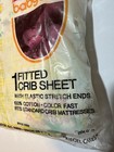 Vtg 70s Riegel Fitted Crib Sheet Pigs Chicks Flowers Farm 100  Cotton New