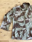 Usgi 6 Color Desert   Chocolate Chip Uniform Jacket  age Stains   -  Large  Long