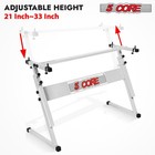5 Core Keyboard Stand Adjustable 21 - 33  Electric Piano Riser 330lb Capacity