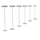 T Pins  100 Pack T-pin 2 Inch Wig Pin For Blocking Knitting  Modelling  Crafts