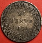1894 Newfoundland 20 Cents Obverse 2 - Fine - Trend 40  Lot 4159