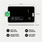 2-pack Wallet Tracker Card For Apple Find My ios Only   Rechargeable Thin Fin   