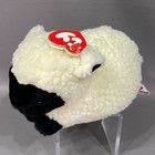 Ty Classic Wooly Lamb Sheep 1995 Black And White Sherpa Vintage Plush 8  Lovey