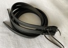 Top Quality Lightly Used 7  X 3 4  Black Heavy Duty Harness Leather Split Reins