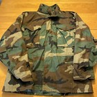 Men   s Army Camouflage Cold Weather Field Coat Size Medium Short