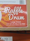 Large Acrylic Raffle Ticket Drum  Lottery Bingo Cage - Holds 10000 Raffle Ticket