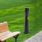 1000 Butts Stainless Garbage Can Ashtray Cigarette End Collector Floor-standing