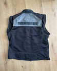 Harley-davidson Mesh Riding Jacket Sleeveless Men   s Xl Gray   Black Vest