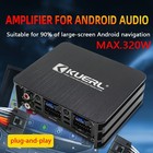 4x80w 4 Channel Car Android Audio Stereo Bass Amplifiers Dsp Amplifier Aluminum