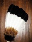 Imitation Eagle Native American Smudge Feather Fan Antler