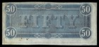 1864  50 Confederate States Of America  Note Richmond