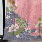 Japanese Kimono Furisode Pink 163 5cm 5 Ft 4 In Pure Silk B1014