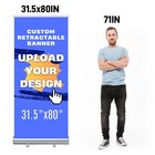 Custom Retractable Banner Stands For Business 31 5 80in-personalized Banner