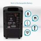 Pyle Compact   Portable Bluetooth Pa Speaker Karaoke Wireless Microphone