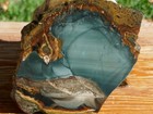 Tcr  Blue Mountain Jasper  Rough Slab 136g    vibrant W  Natural Orbs    Oregon