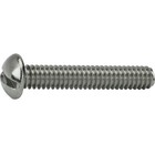 10-24 Round Head Machine Screws Slotted Drive Stainless Steel All Lengths