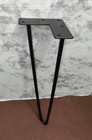 Orgerphy 16  Black Hairpin Furniture Legs  4pcs  Heavy Duty W  Floor Protectors 