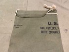 Original Wwii Us Army Cook Cooking Outfit 20 Man Cutlery Carry Bag-nos  1945
