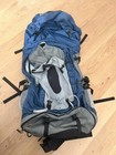 Osprey Atmos 65 Hiking Camping Backpack Pack Large - Blue   Gray