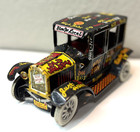 Vintage Marx Toy-  Model T- Old Jalopy Tin Wind Up Car 7  W Driver Read