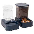 Cat Dog Bowl Food And Water Dispenser Automatic Dual-bowl Feeder Feeding Pet Sup