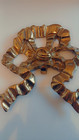 Vintage Large Ornate Brass Bow Hook Wall Decor Ribbon Art