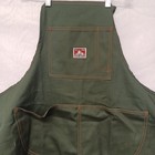 Ben Davis Machinist Apron Olive Green Chaps One Size With All Straps W logo