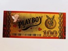 Playboy Set Of 12 Red 24k Gold Foil Banknotes Lot Novelty 18   100