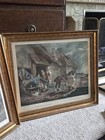 Pair Of Antique G Morland Engravings 1st September Morning Evening Reframed 1982