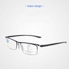 Progressive Multifocal Anti Blue Ray Reading Glasses Half-rim Frames  1 0 To 3 5