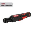 Hyper Tough 4v Cordless Ratchet With 2 0ah Lithium-ion Battery  1 4-in Drive