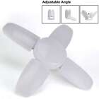New E27 Led Garage Light Bulb Deformable Ceiling Fixture Lights Workshop Lamp