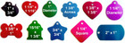 Stainless Steel Tags Double Sided Dog Name Pet Id Tag