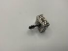 Vintage Dreidel Israel Hanukka Marked 925 Sterling Silver