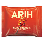 Arih Modern Noodle Spicy Seaweed 130g X4 Korean Stir Fried Flat Ramen