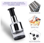 Manual Vegetable Chopper Slicer Dicer Peeler For Onion  Garlic  Salad