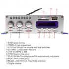 2ch Mini Hifi Power Amplifier Audio Stereo Amp Home Car Usb Mp3 Fm Sd Jack Input