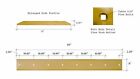 6718008 Skid Steer Bucket Cutting Edge W Bolts  Fits Some Bobcat  5 8 x8 x79 75 