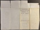 1854 New Haven And New London Railroad Co Bond Signed Early Railroadiana Rare