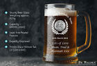 Football Engraved Pint Tankard 30th 40th 50th Birthday Lager Ale Glass Beer Mug