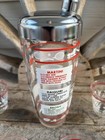 Vintage Cocktail Martini Shaker Sportsman 6 Glasses 50   s To 60   s  Complete Set