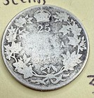 1917 Canada 25 Cents Sterling 92 5  Silver George V Quarter Circulated Coin