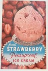 Pennsupreme Pa Ice Cream Fresh Strawberry Original Store Advertising Sign