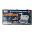 New King 555pc Cotter Pin Assortment Kit Case Clip Key Fasten Fitting Sml Size